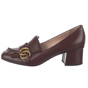 GUCCI GG MARMONT HEEL LOAFER